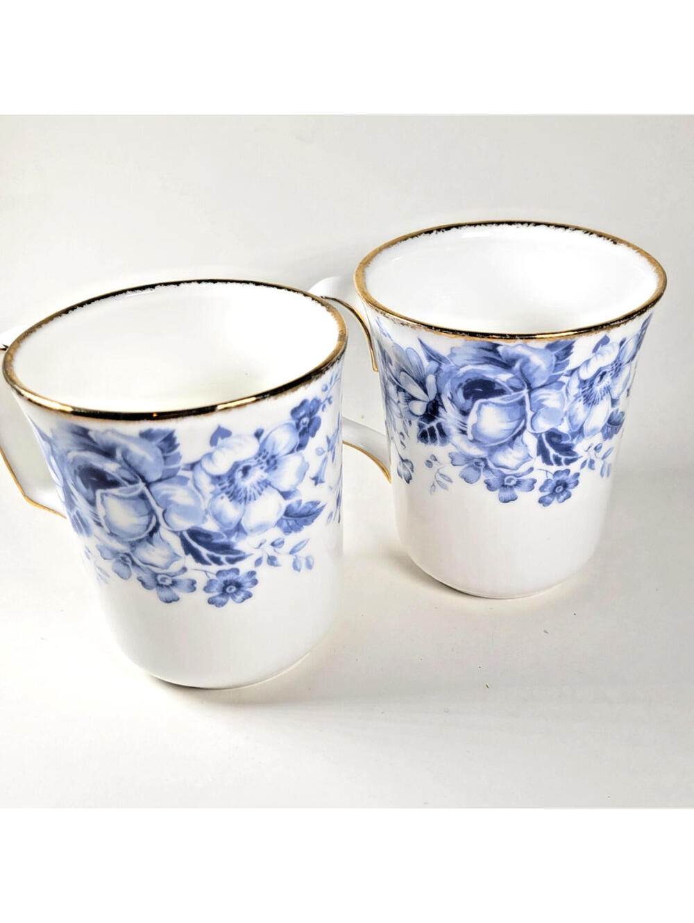 Royal Albert Paradise Blue Coffee Mug Bristol Bone China Made in England